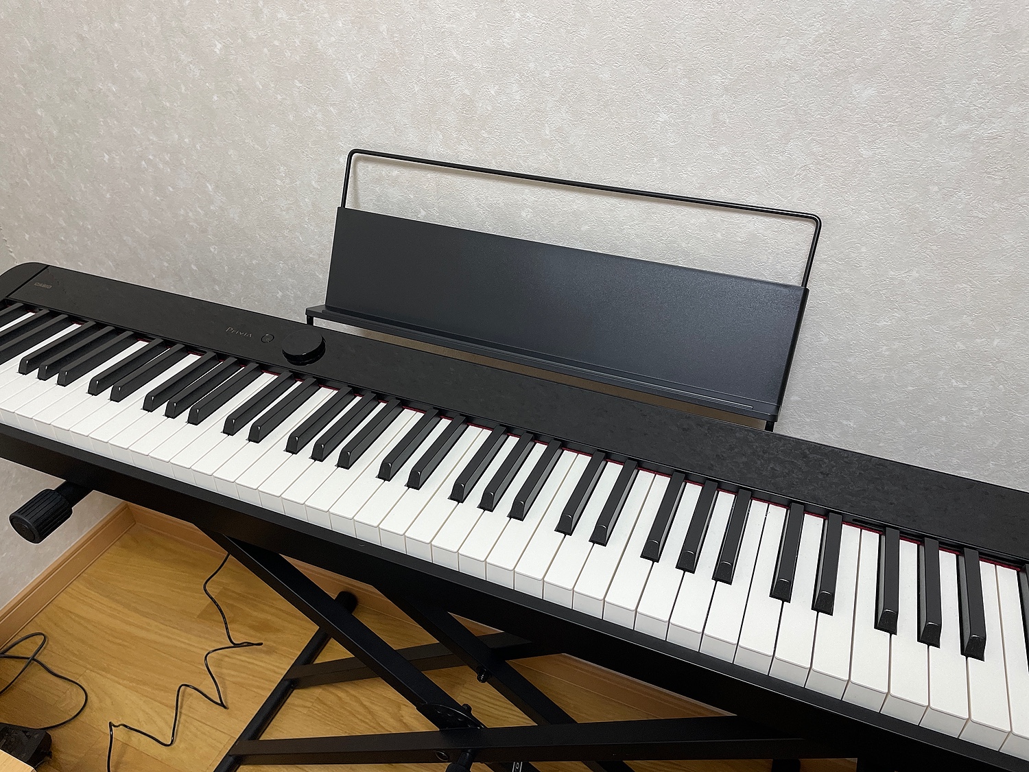カシオ 電子ピアノ 88鍵 ヘッドフォン ペダル付き CASIO PX-110 CASIO PX-S1100 RD レッド 電子ピアノ 88鍵盤 ヘッドホン・専用