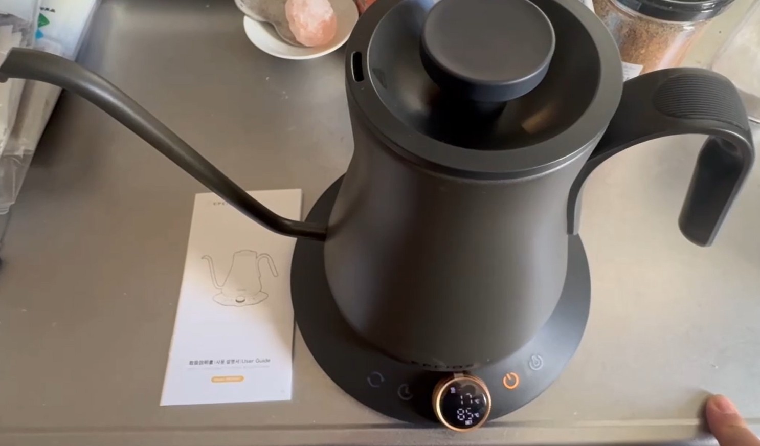 楽天1位・エペイオス EPEIOS ケトル 電気ケトル ドリップケトル コーヒーケトル コーヒーポット 電気ポット やか EPEIOSケトル エペイオスケトル 電気ケトルレビュー レビュー画像9