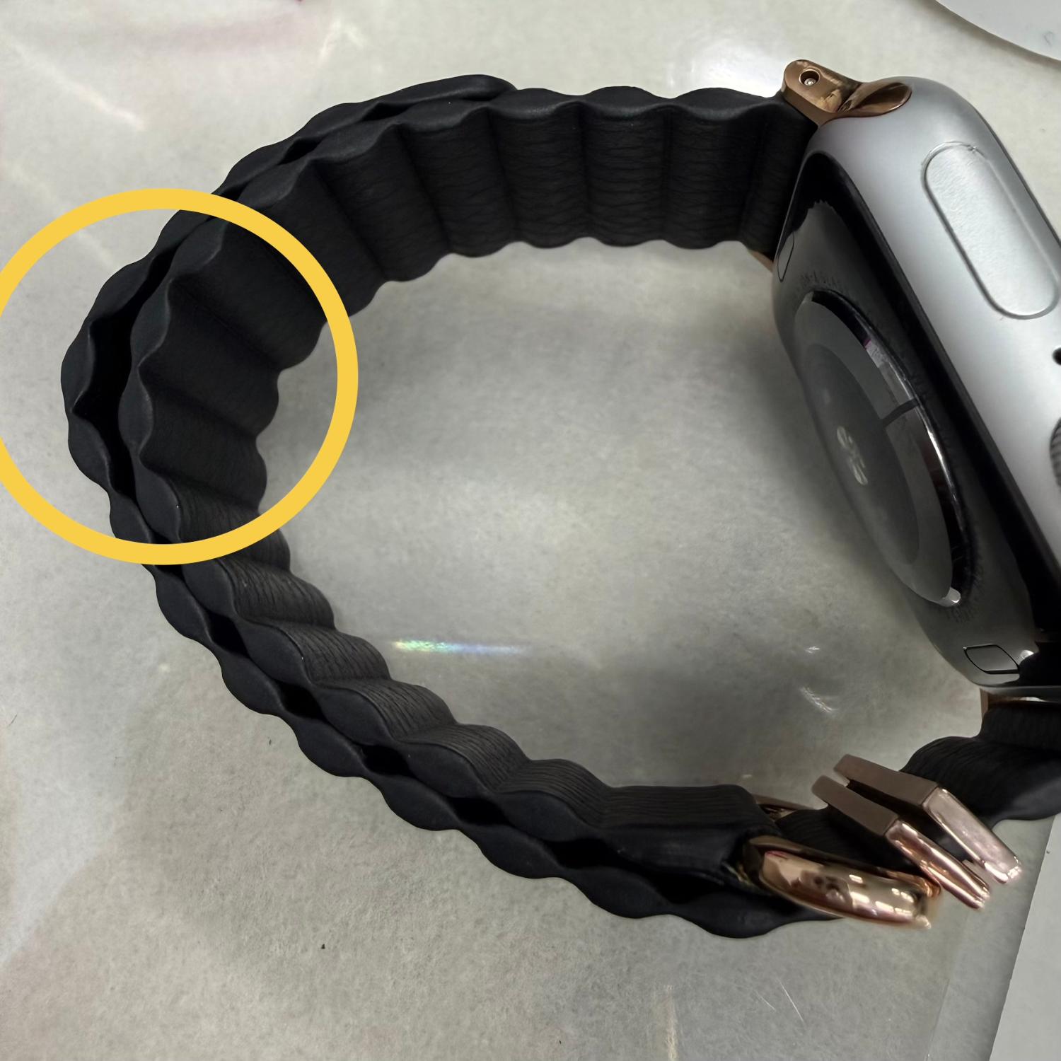 アップルウォッチ バンド マグネット apple watch レザーバンド おしゃれ ベルト レディース メンズ 女性  アップルウォッチバンド マグネットバンド レザーバンド レビュー画像4