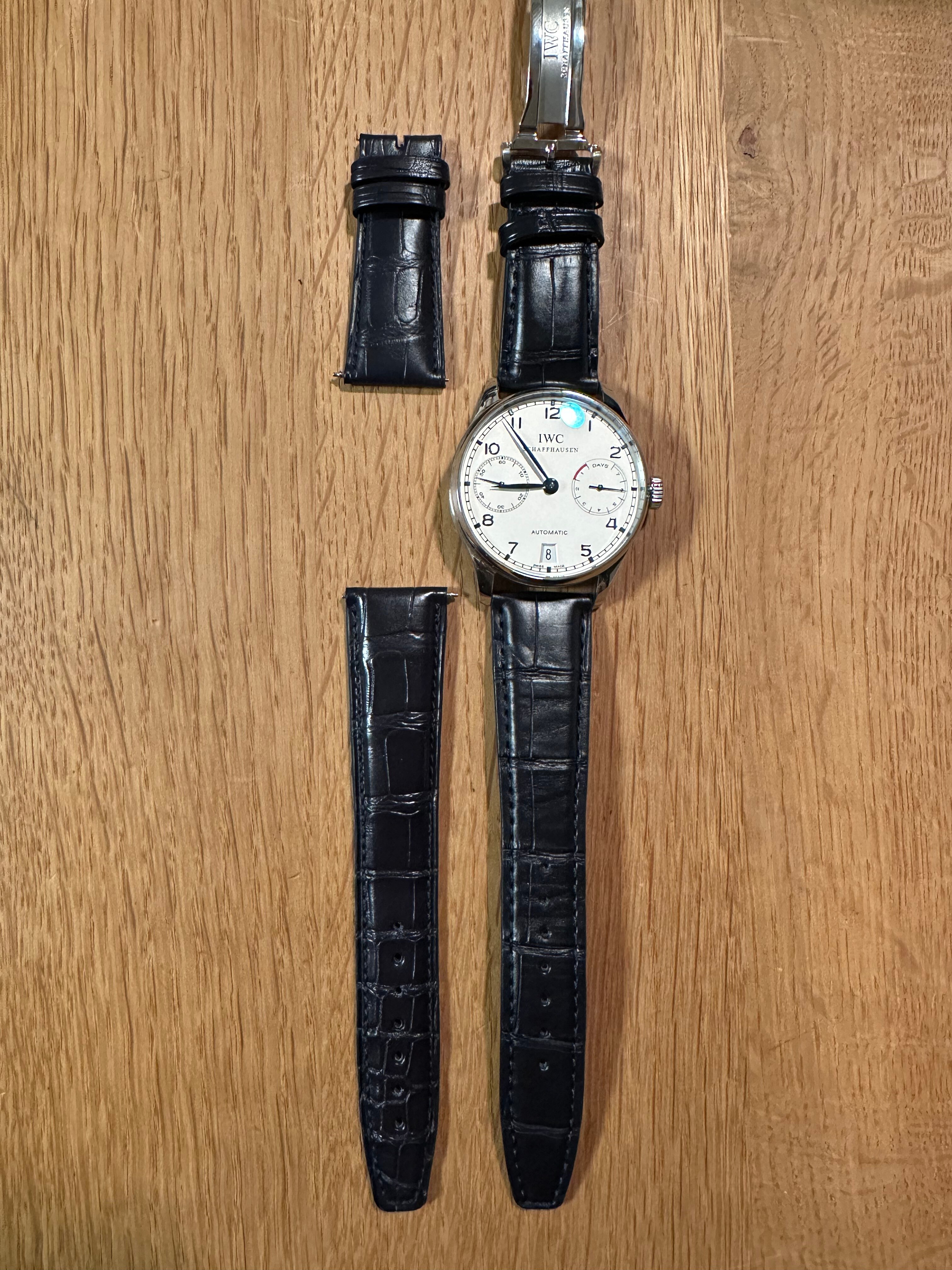 楽天市場】IWC ポルトギーゼ 用 裏面防水 時計ベルト 20mm 交換 バンド