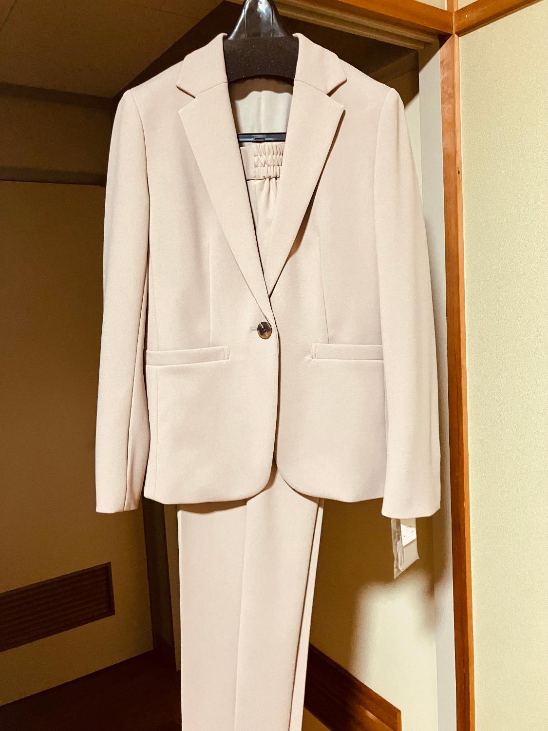 WHITE JOOLA 手洗いできるハイストレッチジョーゼットセットアップスーツ SALE 35％OFF】洗えて動けるワーママスーツ【手洗いできるハイ