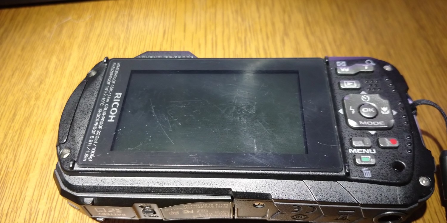 RICOH WG-50 防水 ブラック コンパクトデジタルカメラ アウトドア撮影を手軽に楽しめるコンパクトデジタルカメラ