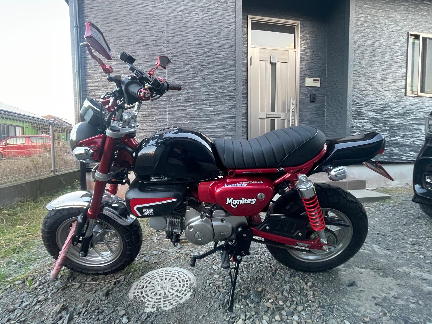 楽天市場】SNB ホンダ モンキー125用 タンクカバー モトクロスカスタム