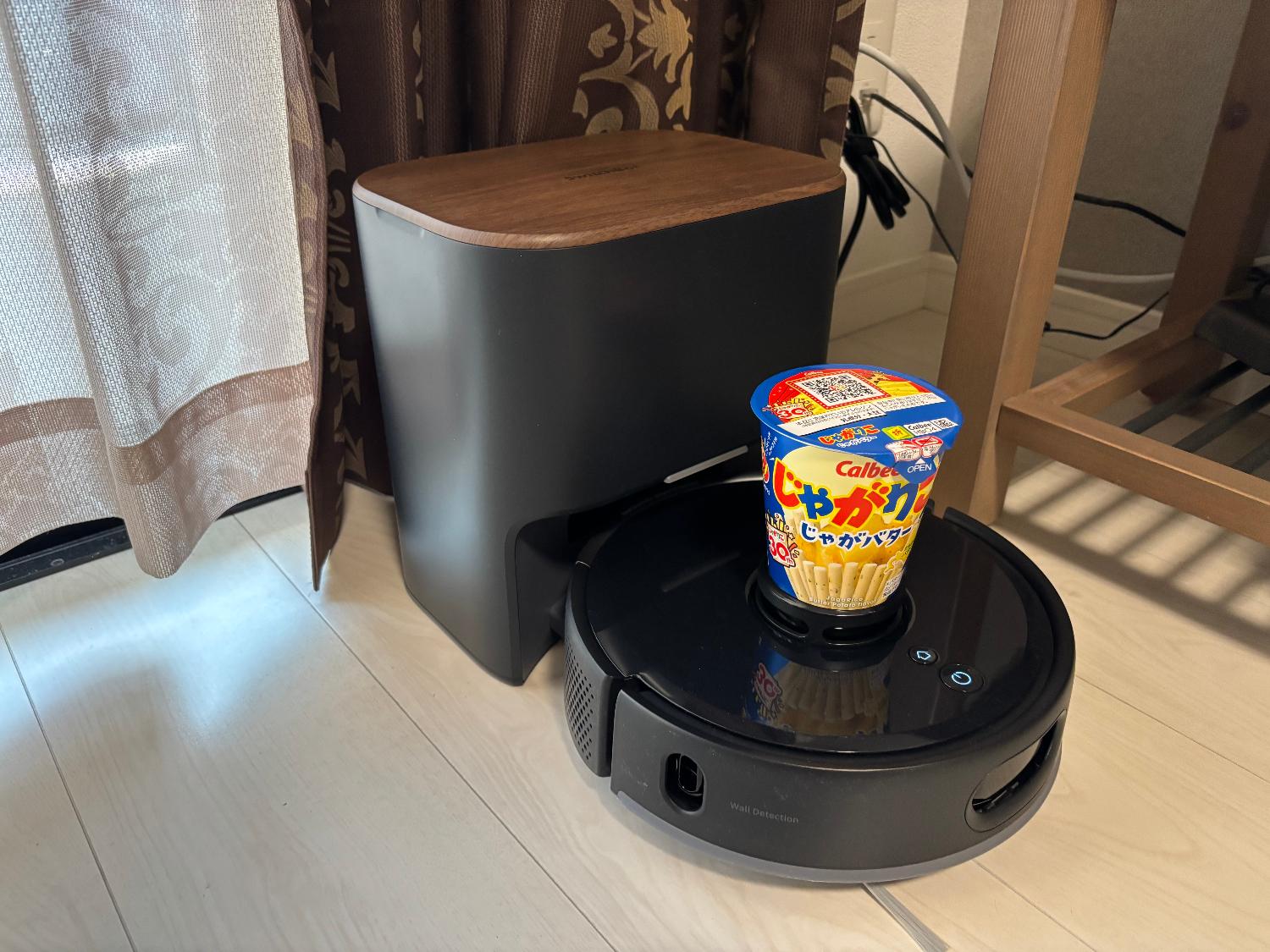 SwitchBot ロボット掃除機 K11+ お掃除ロボット 掃除ロボット 掃除機 クリーナー 超小型 水拭き 拭き掃除 SwitchBotK11+ ロボット掃除機 お掃除ロボット レビュー画像1