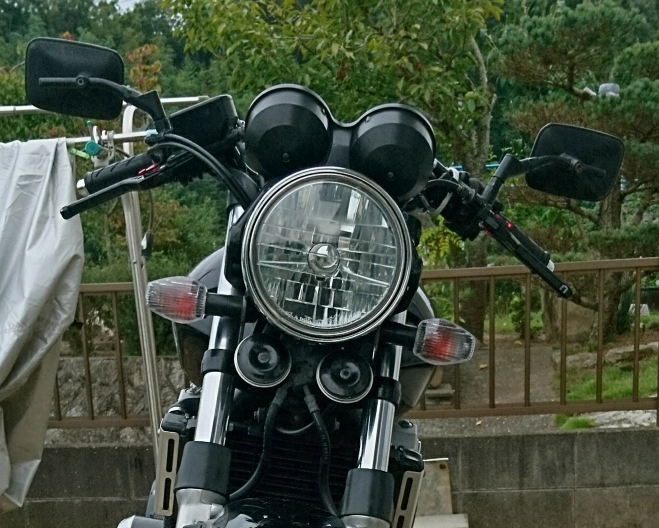 日本製即納 SWコンドル ハンドル ブラック（22.2Φ） HURRICANE（ハリケーン） バイク用品・パーツのゼロカスタム 通販  PayPayモール