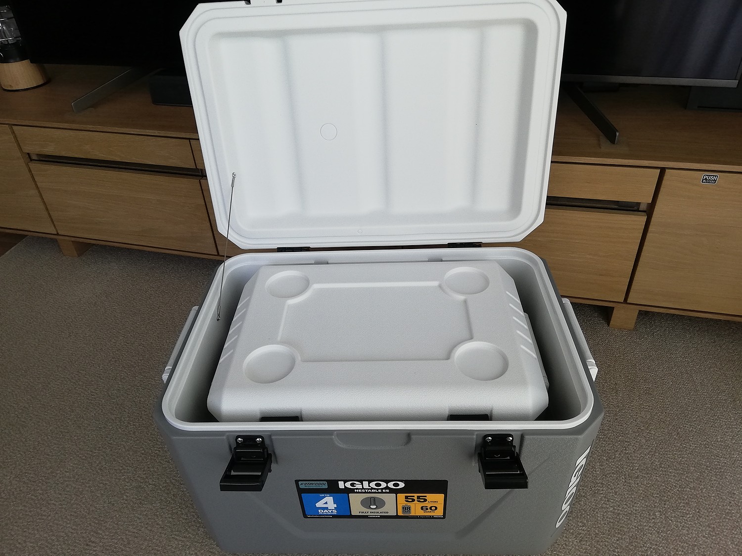 楽天市場】イグルー IGLOO NESTING COOLER 55L MOONSCAPE キャンプ用品 クーラーボックス ハードクーラー 中型 大型  30L以上 リットル ユニセックス(スポーツオーソリティ 楽天市場店) | みんなのレビュー·口コミ