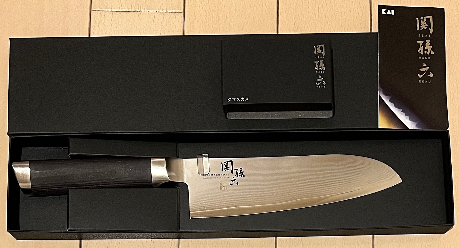 関孫六 ダマスカス包丁 三徳包丁 レビュー画像4