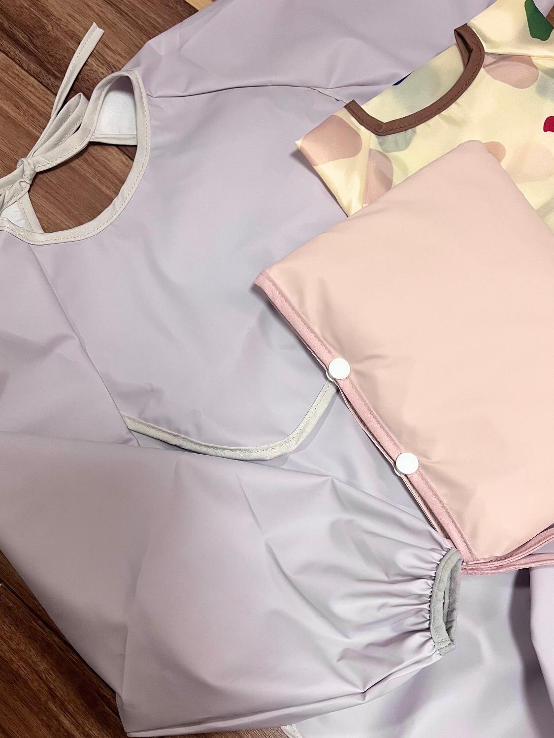 テーブルクロス一体型エプロン お食事エプロン 離乳食エプロン レビュー画像5