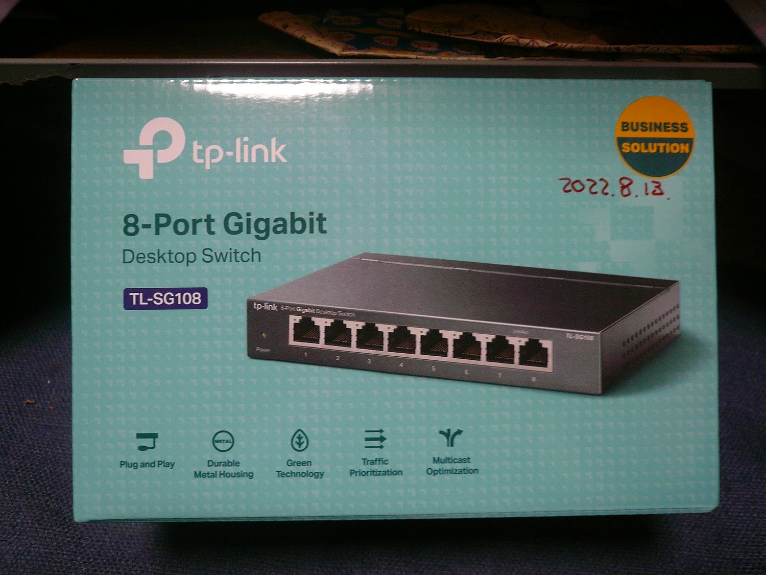 無償永久保証Giga対応 8ポートスイッチングハブ TP-Link 無償永久保証 ギガビット Giga対応10 100 1000Mbp 8ポートスイッチングハブ金属筺体  TL-SG108 英語版 【安心の定価販売】