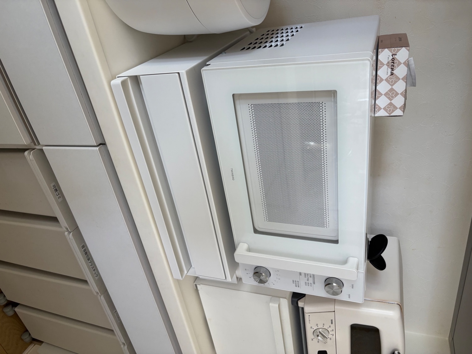 楽天1位［ ツーウェイ キッチン家電下引き出し＆スライドテーブル タワー W80／W45 ］山崎実業 tower レンジ #山崎実業 #tower #タワー レビュー画像16