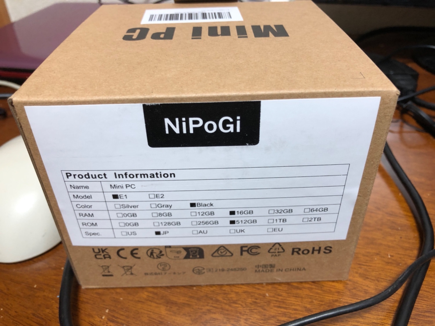 #NIPOGI #ミニPC #Ryzen4300U レビュー画像6