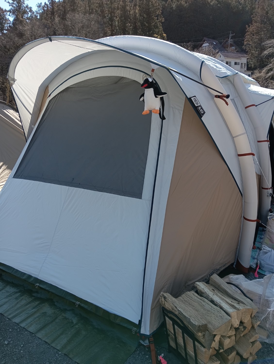 楽天市場】QUECHUA ケシュア キャンプ エアテント 6人用 3ルーム AIR