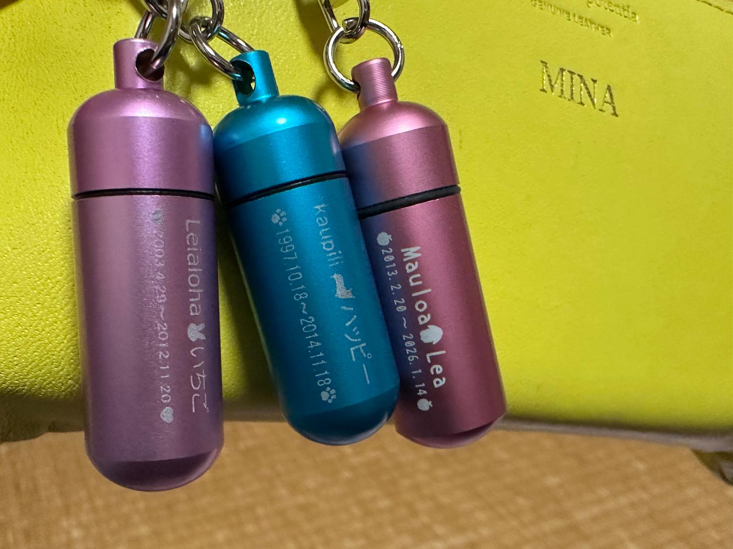 ペット遺骨カプセル ペットロス 遺骨キーホルダー レビュー画像7