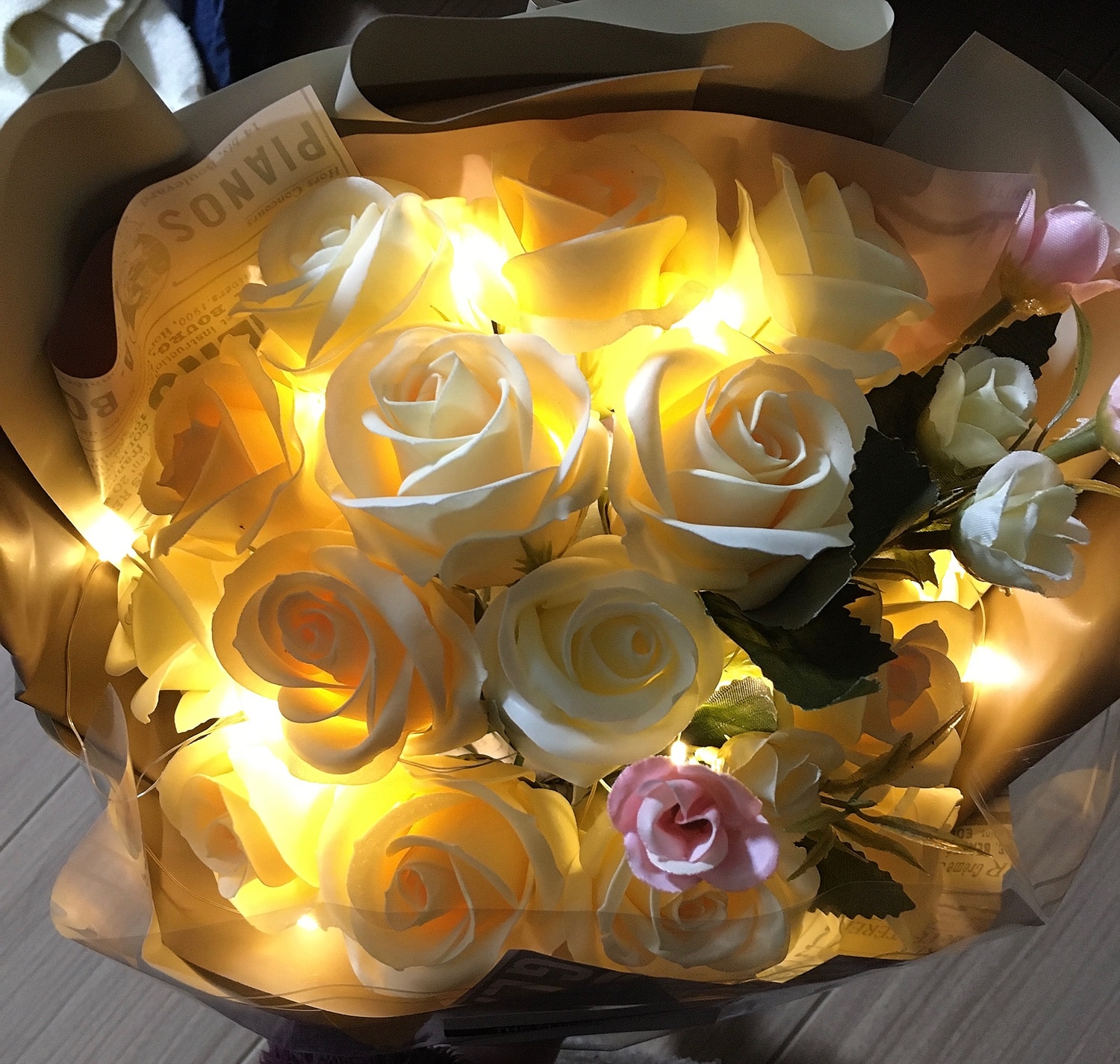 上品なスタイル ソープフラワー Led付スリムボックスス Lサイズ イエロー Www Tonna Com