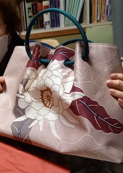 栗山工房　和装バッグ 月下美人 楽天市場】再入荷 バッグ トートバッグ 栗山工房 和柄花柄