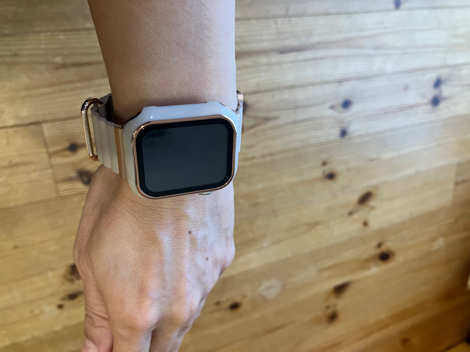 『series11 SE3 対応』 アップルウォッチ バンド Applewatch バンド レザー アップルウォッチベル アップルウォッチバンド AppleWatchバンド くすみカラー レビュー画像4
