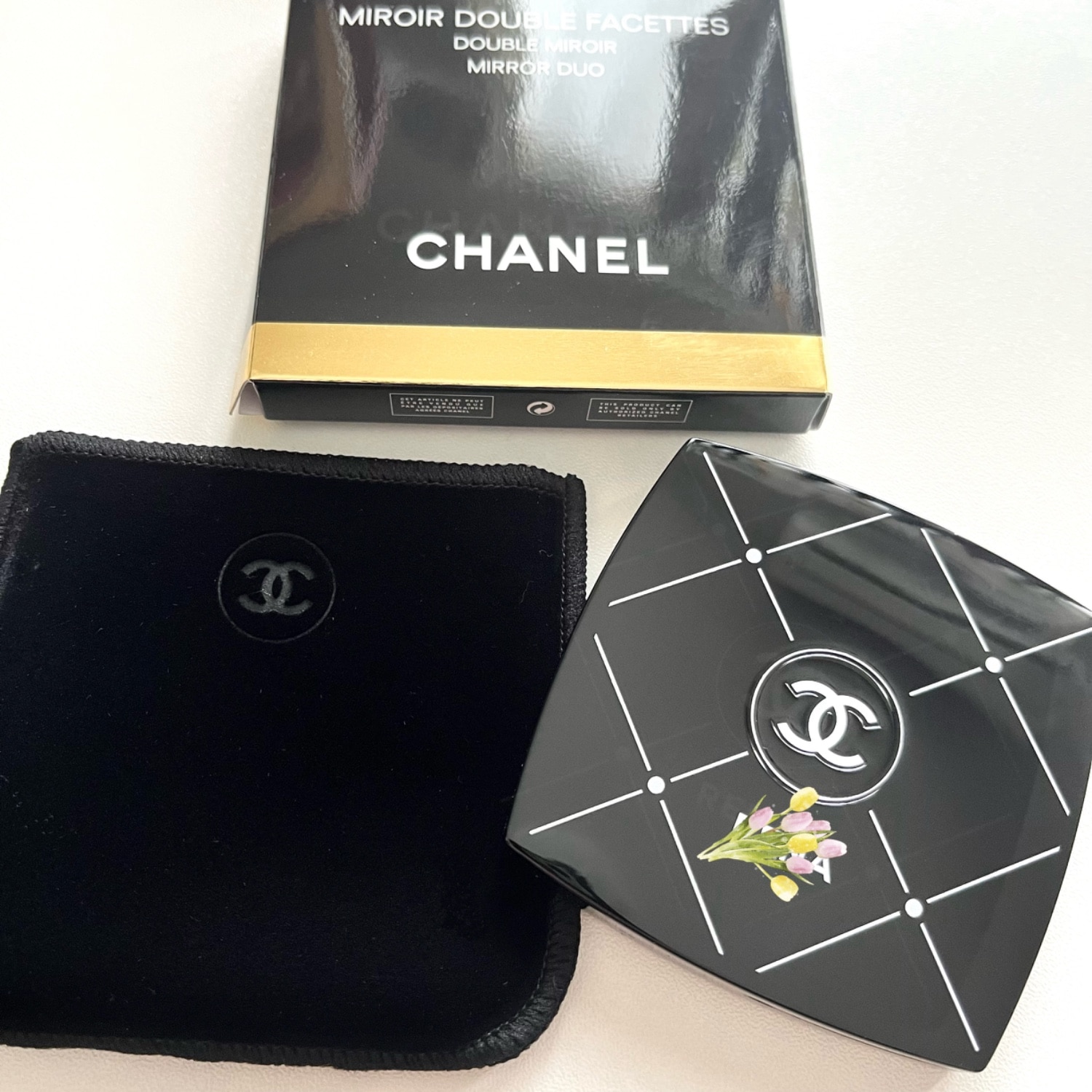 シャネルミラー ミロワールドゥーブルファセット CHANELコンパクトミラー レビュー画像9