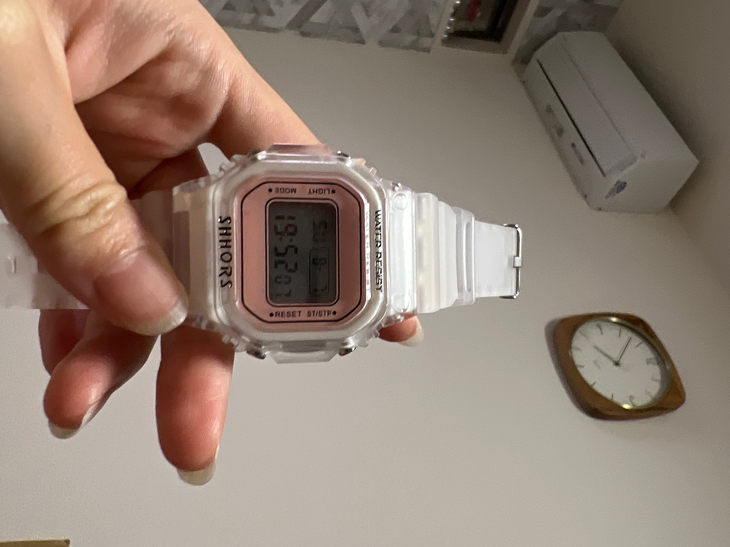 楽天市場】デジタル 腕時計 レディース スケルトン 文字盤 見やすい