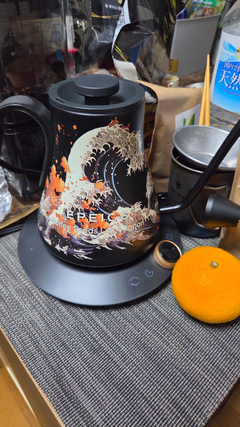 楽天1位・エペイオス EPEIOS ケトル 電気ケトル ドリップケトル コーヒーケトル コーヒーポット 電気ポット やか EPEIOSケトル エペイオスケトル 電気ケトルレビュー レビュー画像3