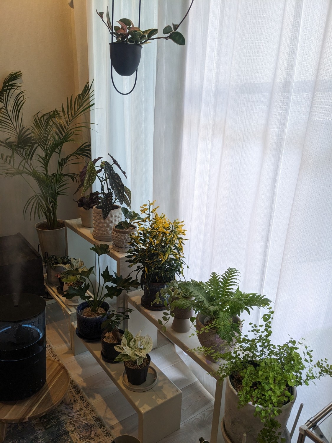 プランタースタンド 花台 プランター台 フラワーラック フラワースタンド 飾り台 プランターラック ディスプレイ 木 観葉植物 花 フラワー 置く 植物 園芸 フラワースタンド 2段 木製 屋外 庭 プランターラック 天然木 ベランダ