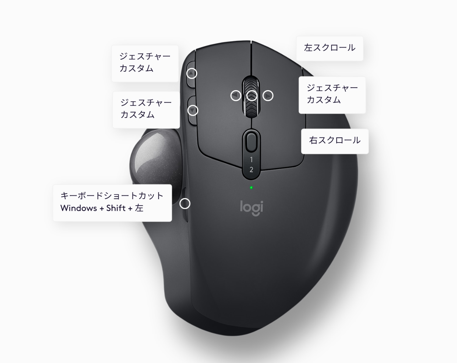 楽天市場】【SALE】ロジクール ワイヤレスマウス トラックボール MX