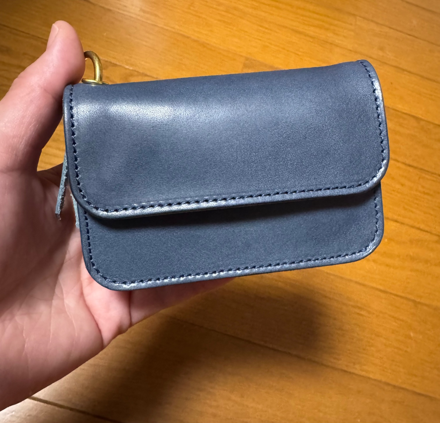 楽天市場】栃木レザー ミニ財布 トラッカーウォレット 【 WP453