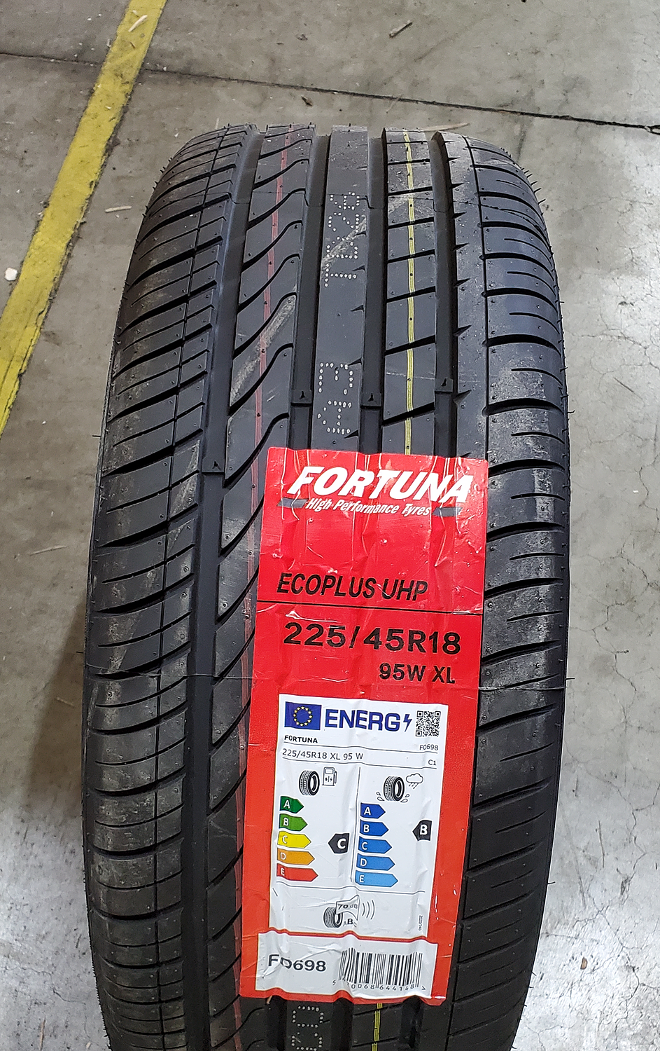 4本セット 送料税込￥20.560 新品タイヤ 195/45R17 FORTUNA ECOPLUS