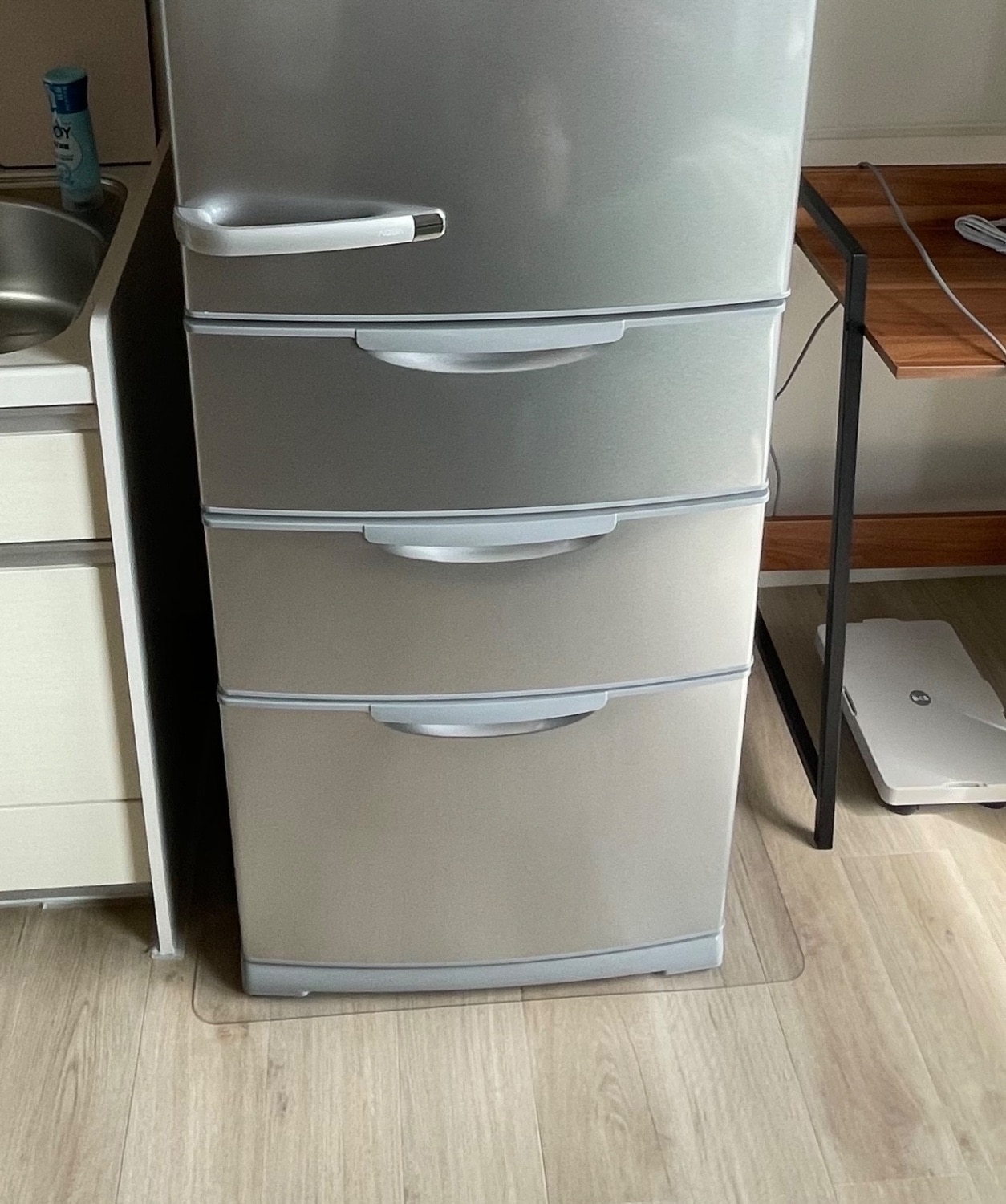 冷蔵庫マット 冷蔵庫マット透明 冷蔵庫下マット レビュー画像5