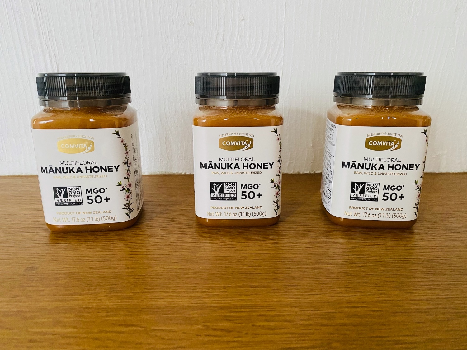【新品】【3本セット】コンビタ マルチフローラルマヌカハニー MGO 50+ COMVITA マヌカハニー はちみつ MGO 50+ 500g×2個セット 蜂蜜