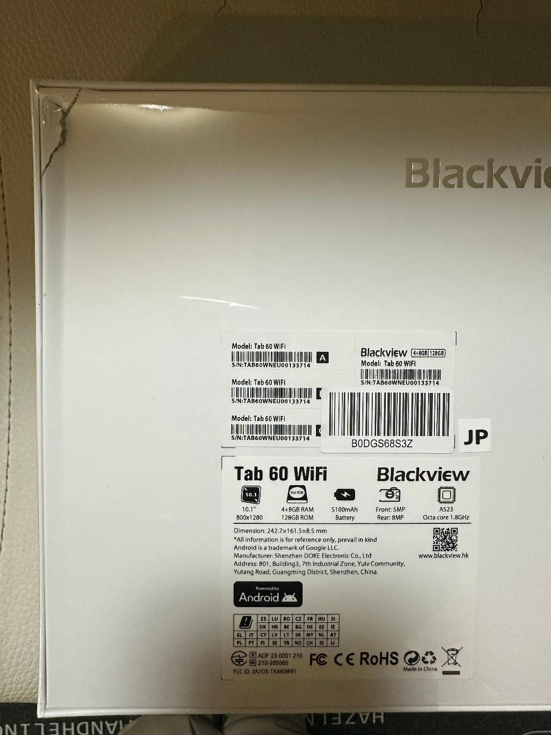 ★楽天年間ランキング2024受賞★ Blackview Tab20WiFi Tab60WiFi レビュー画像10