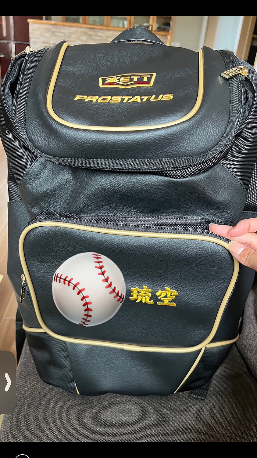 公式ストア 本体別売り バッグ用刺繍オプション ポケット取り外し可能なバッグ対応 最大3段まで刺繍可 デカ文字刺繍対応 野球 ソフトボール バッグ刺繍可  B