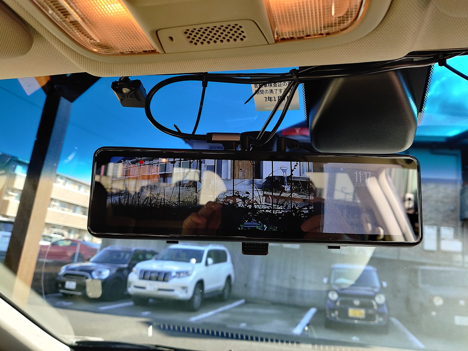 changer t880 ミラー型ドライブレコーダー Changer ドライブレコーダー ミラー型 分離 2.5K Type-C電源
