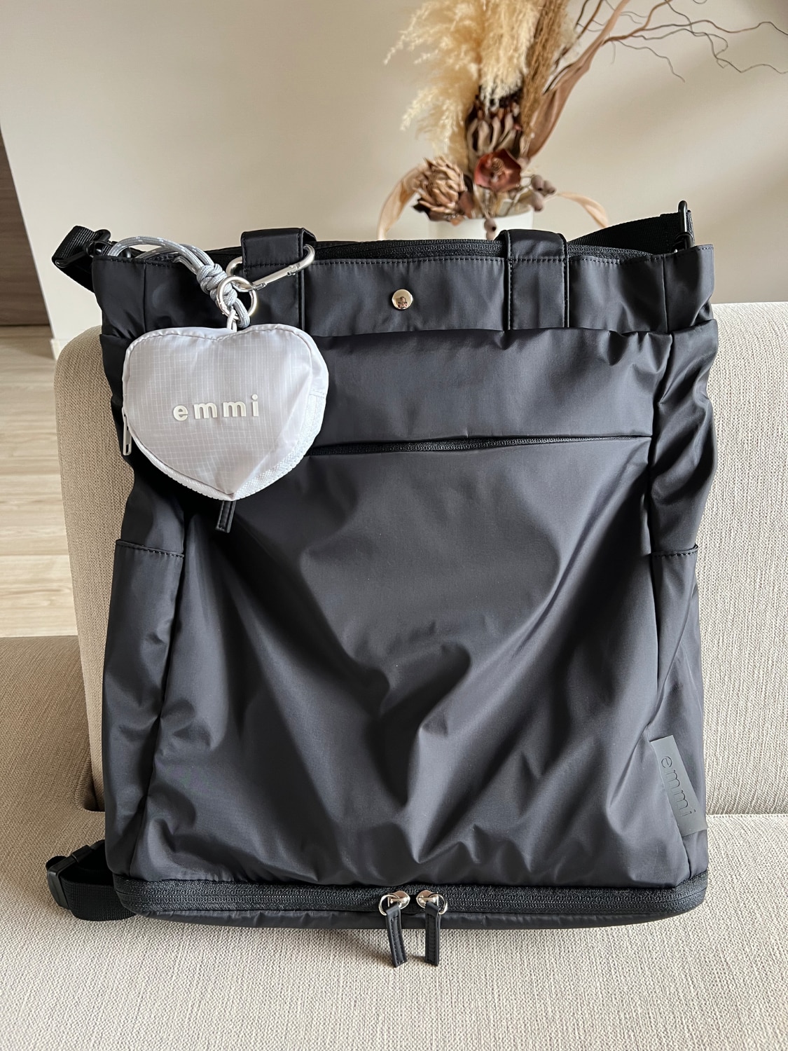 楽天市場】emmi 【ONLINE限定】eco 撥水 3wayトートバックパック エミ