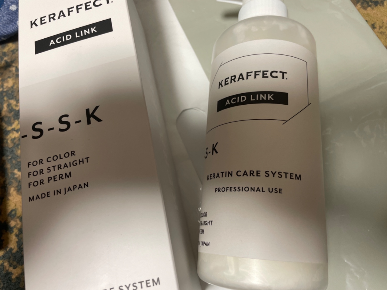 【開封済み9割強残】ケラフェクト　アシッド　酸熱トリートメント【コメント必須】 KERAFFECT ACID ケラフェクトアシッド レブリン酸 リンゴ酸