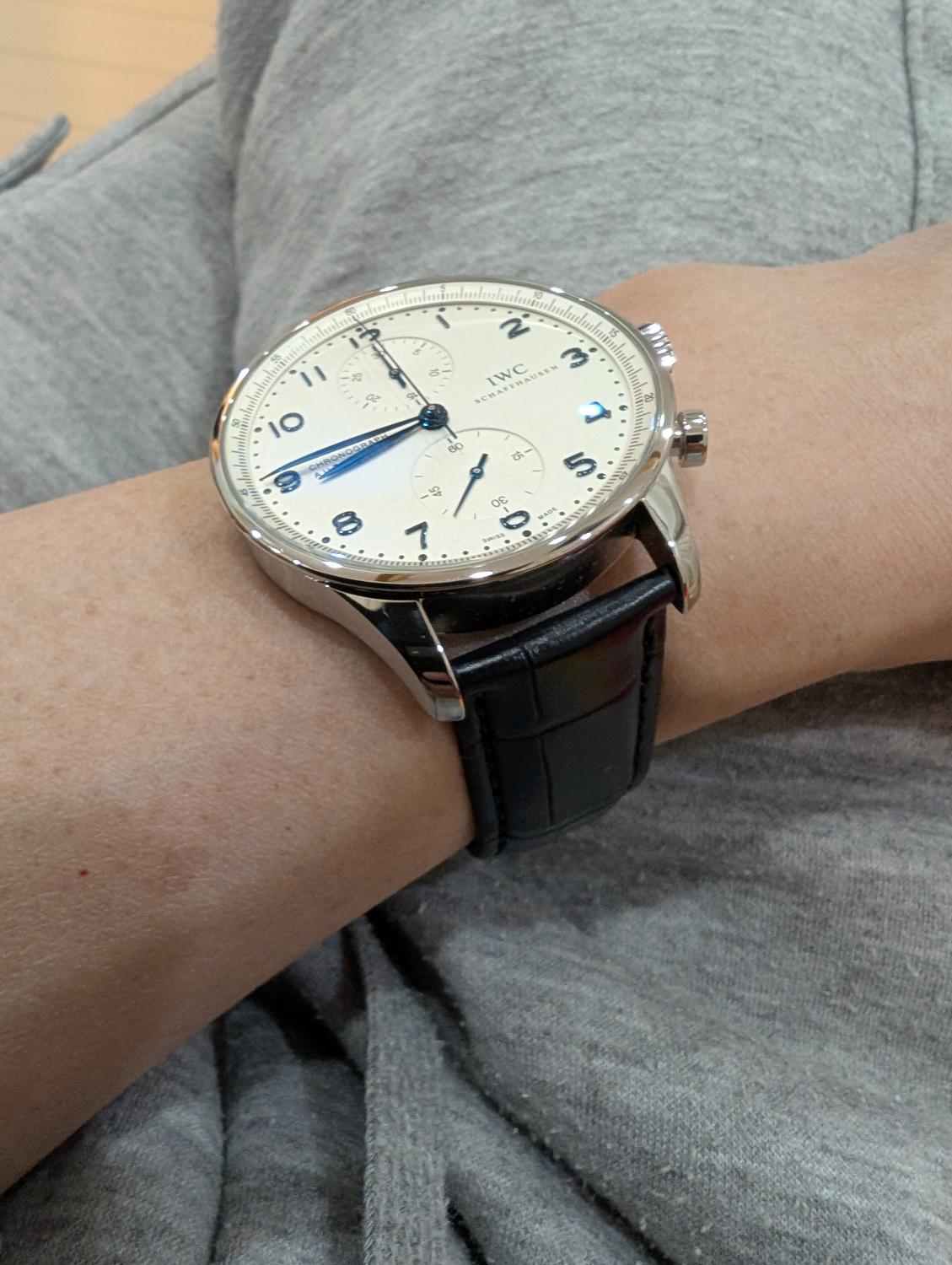 楽天市場】IWC ポルトギーゼ 用 裏面防水 時計ベルト 20mm 交換 バンド