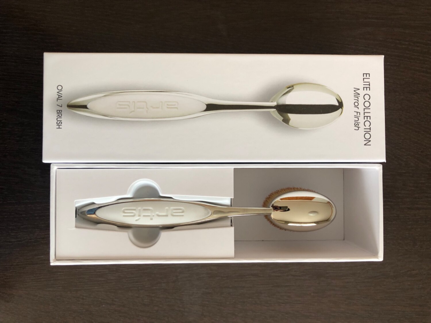 artis アーティス メイクアップブラシ オーバル7 ホワイト artis/アーティス メイクアップブラシ オーバル7 通販 - ディノス