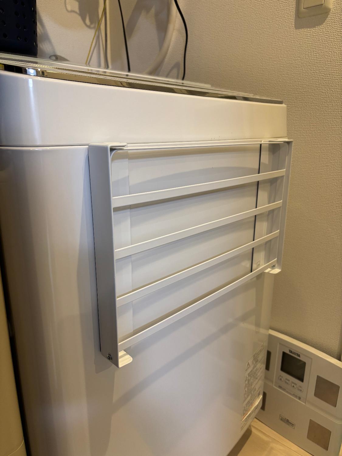 マラソン中+4倍 山崎実業tower 洗濯機横マグネット棚 折り畳み棚レビュー レビュー画像13