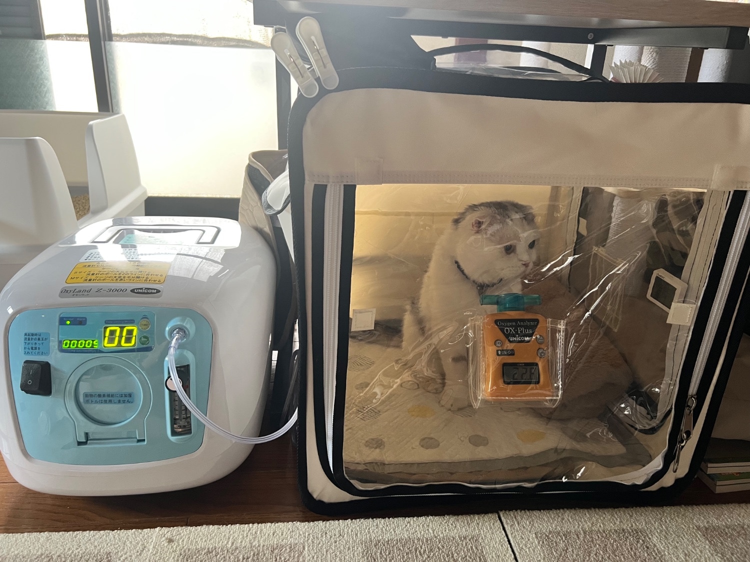 楽天市場】ペット用酸素室 3点セット【高濃度 酸素発生器 酸素濃縮器 Z
