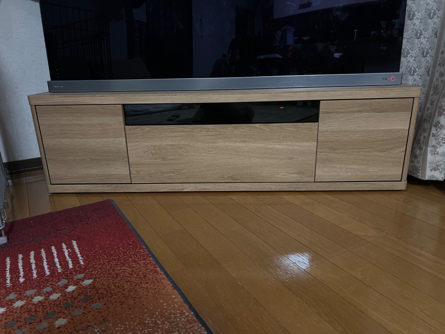 《新生活フェアクーポン》テレビ台 テレビボード コーナー 110cm 130cm 大型テレビが見やすいスイングコーナーテ コーナーテレビ台 ニッセンテレビ台 テレビ台口コミ レビュー画像4