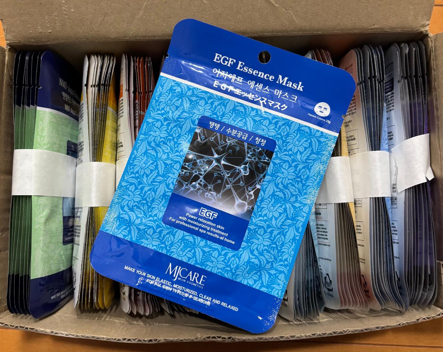 シートマスク パック MJCARE エッセンスマスク 100枚 個包装 人気 ランキング 韓国 店長おすすめ 選べる 1 MJCARE エッセンスマスク 韓国コスメ レビュー画像3