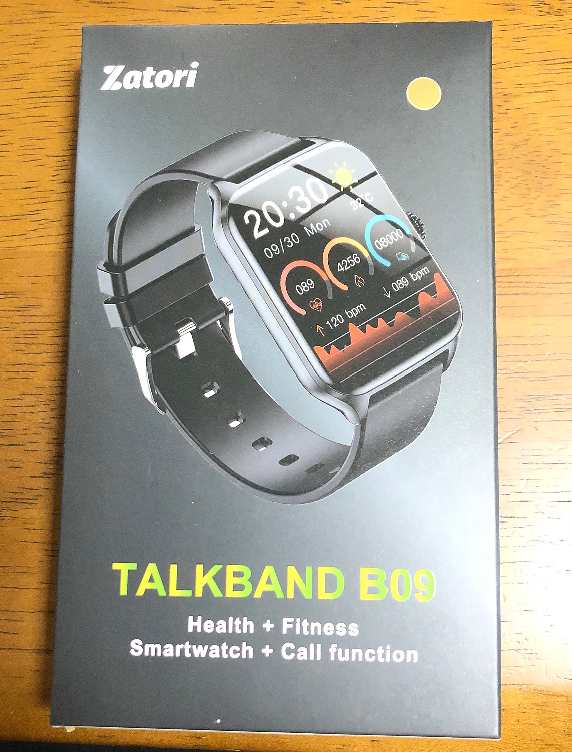 Zatori TALKBAND B09 スマートウォッチ 黒 - 腕時計(デジタル)