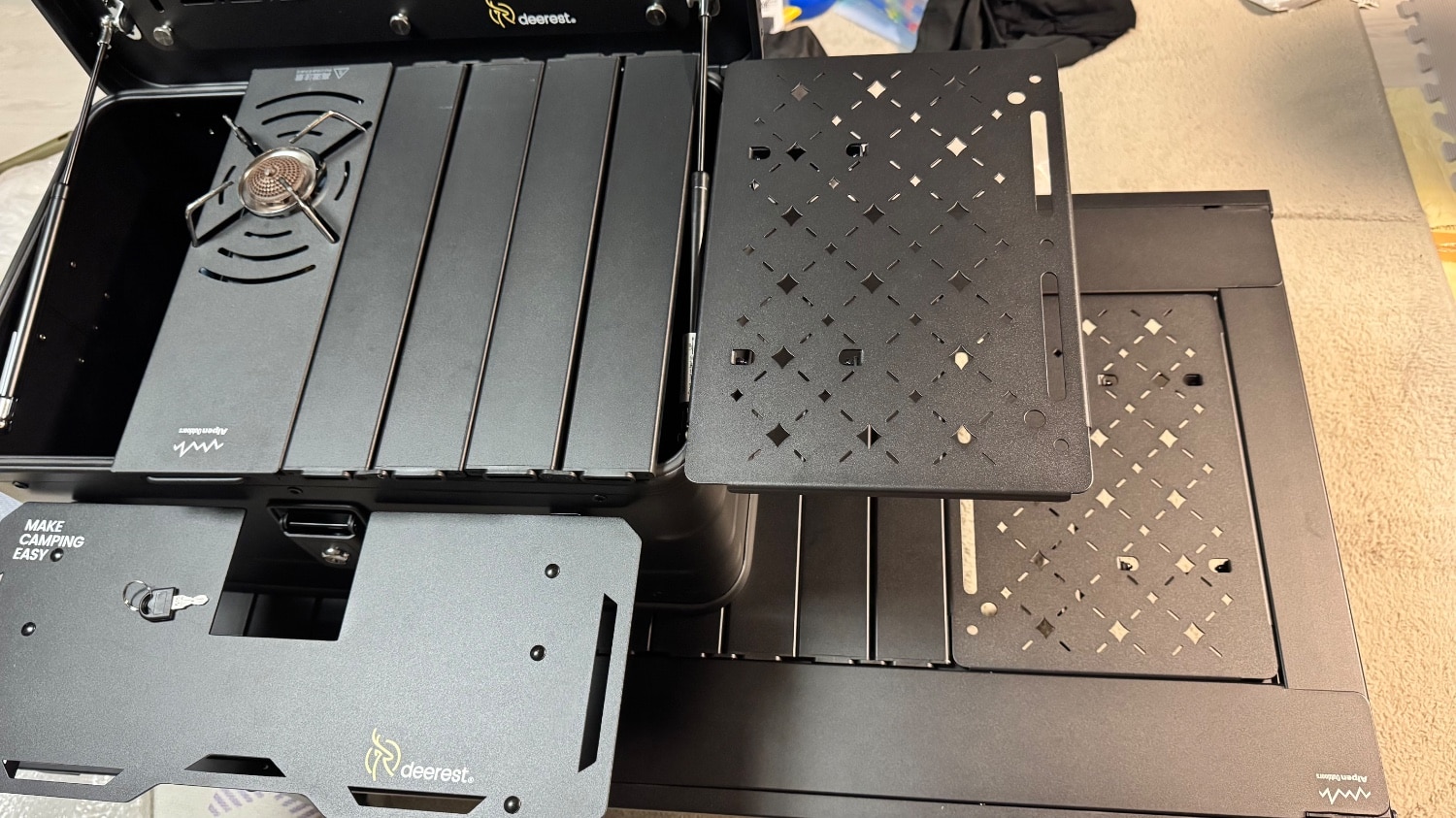 楽天市場】Deerest アルミコンテナボックス X-PANDA 50L スタッキング