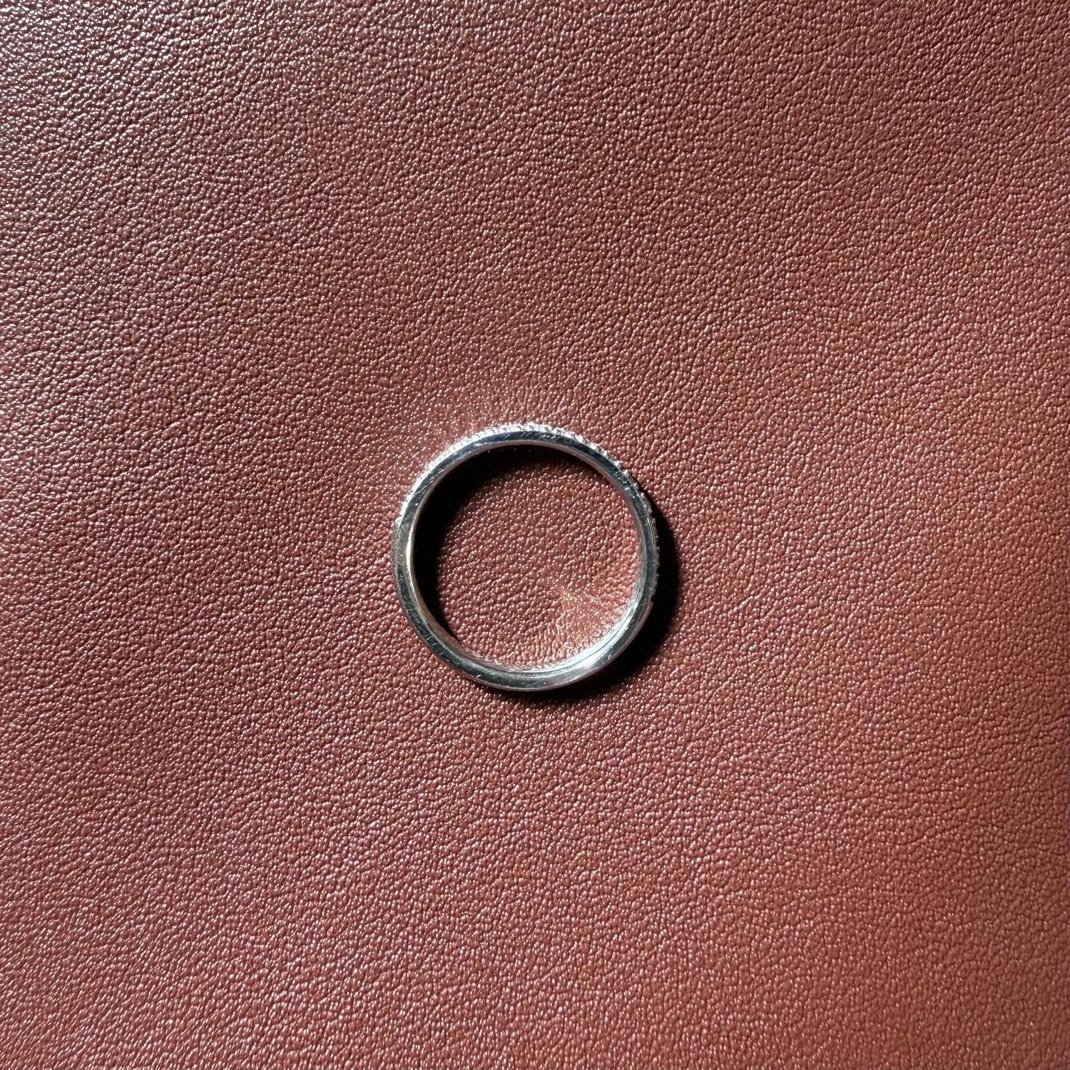 ハーフエタニティリング サージカルステンレス 金属アレルギー対応 レビュー画像10