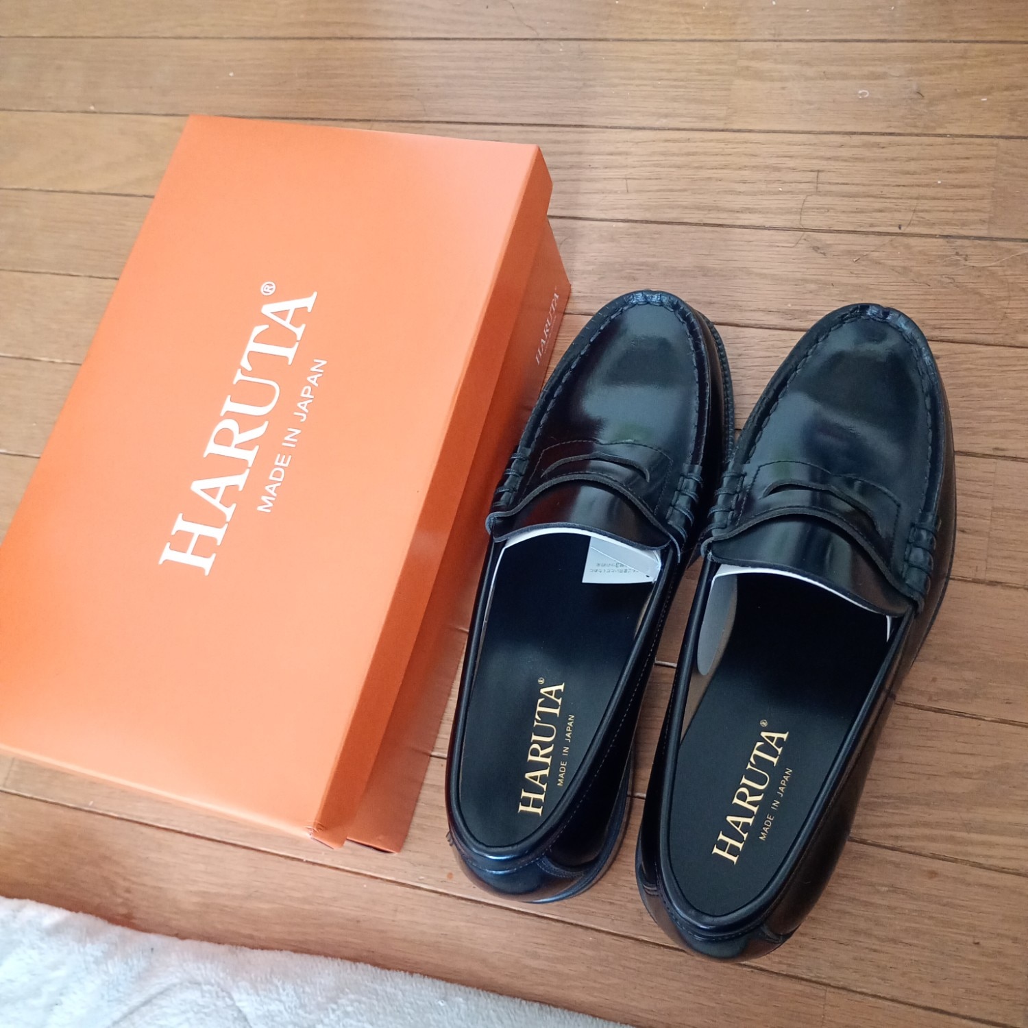 楽天市場】＼10％オフクーポン／ ハルタ ローファー メンズ 本革 HARUTA 906 学生 黒 フォーマル 3E 通学 学生靴 通勤 定番 靴  コインローファー ブラック ダークブラウン 茶色 クロ 23.0-28.0cm スクール フォーマル セレモニー【サイズ交換OK】(Parade  ワシントン靴店 ...