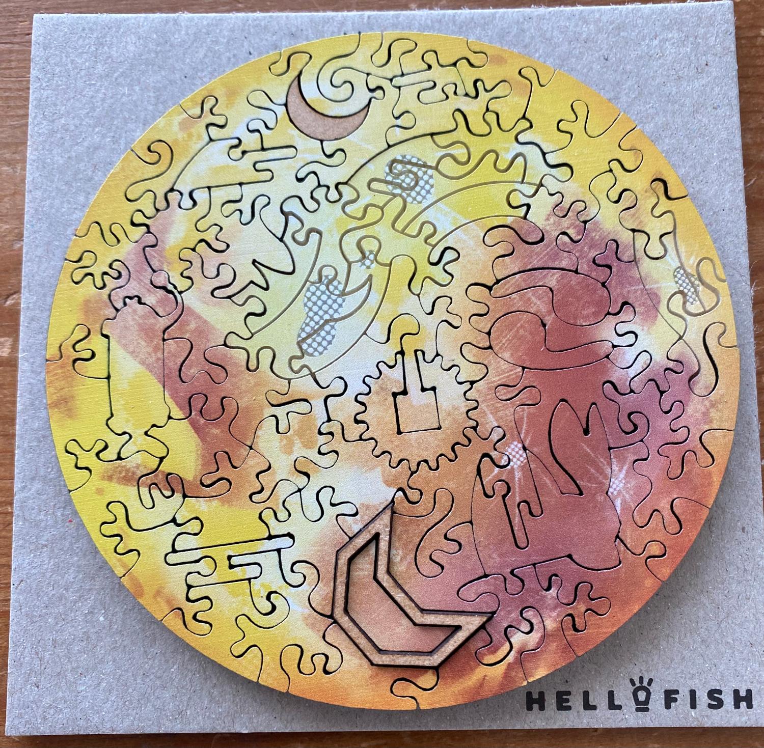 楽天市場】圧倒的な満足度！木製 コンパクト パズル【月】マイクロ