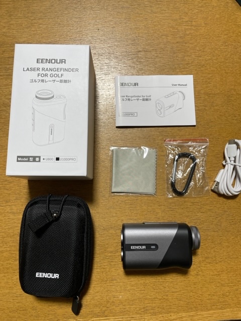 【限定クーポン利用で23480円】＼楽天1位4冠 業界初赤緑色OLEDミニ型／「reddot賞2023」EENOUR U1000PRO  世界最小最軽量2カラーOLED ゴルフ レーザー距離計 最大1000m 0.06秒台 ゴルフ 距離計 ゴルフ距離測定器 距離計測器 高低差測定  ピンロック測定器防塵 ...