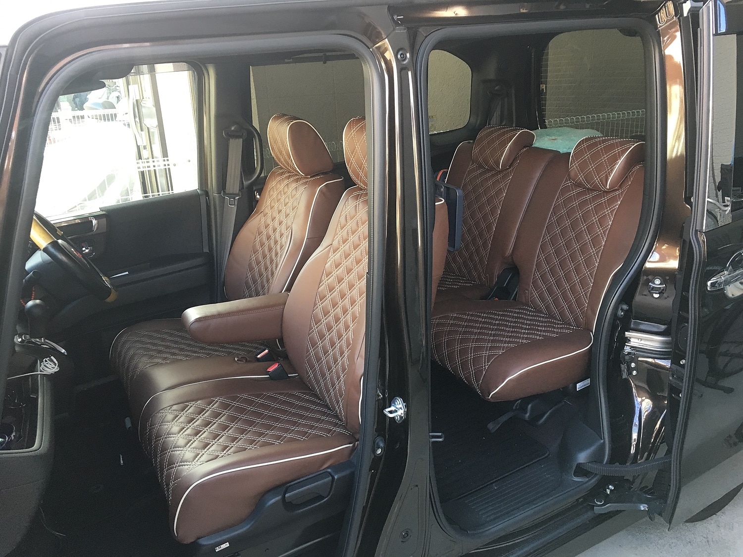 【楽天市場】NBOXカスタム シートカバー NボックスカスタムNBOX ホンダ クラッツィオ Clazzio キルティングタイプ かわいい おしゃれ 全席シートカバーNBOXカスタム 革調