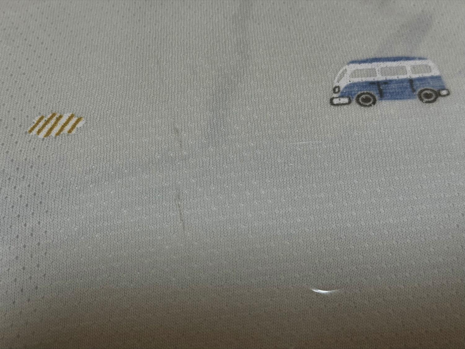 お昼寝布団 お昼寝 布団 セット 楽天1位 サンデシカ 立体メッシュ 綿100％ コットンメッシュ シワになりにくい カ サンデシカ お昼寝布団 お昼寝布団セット レビュー画像3