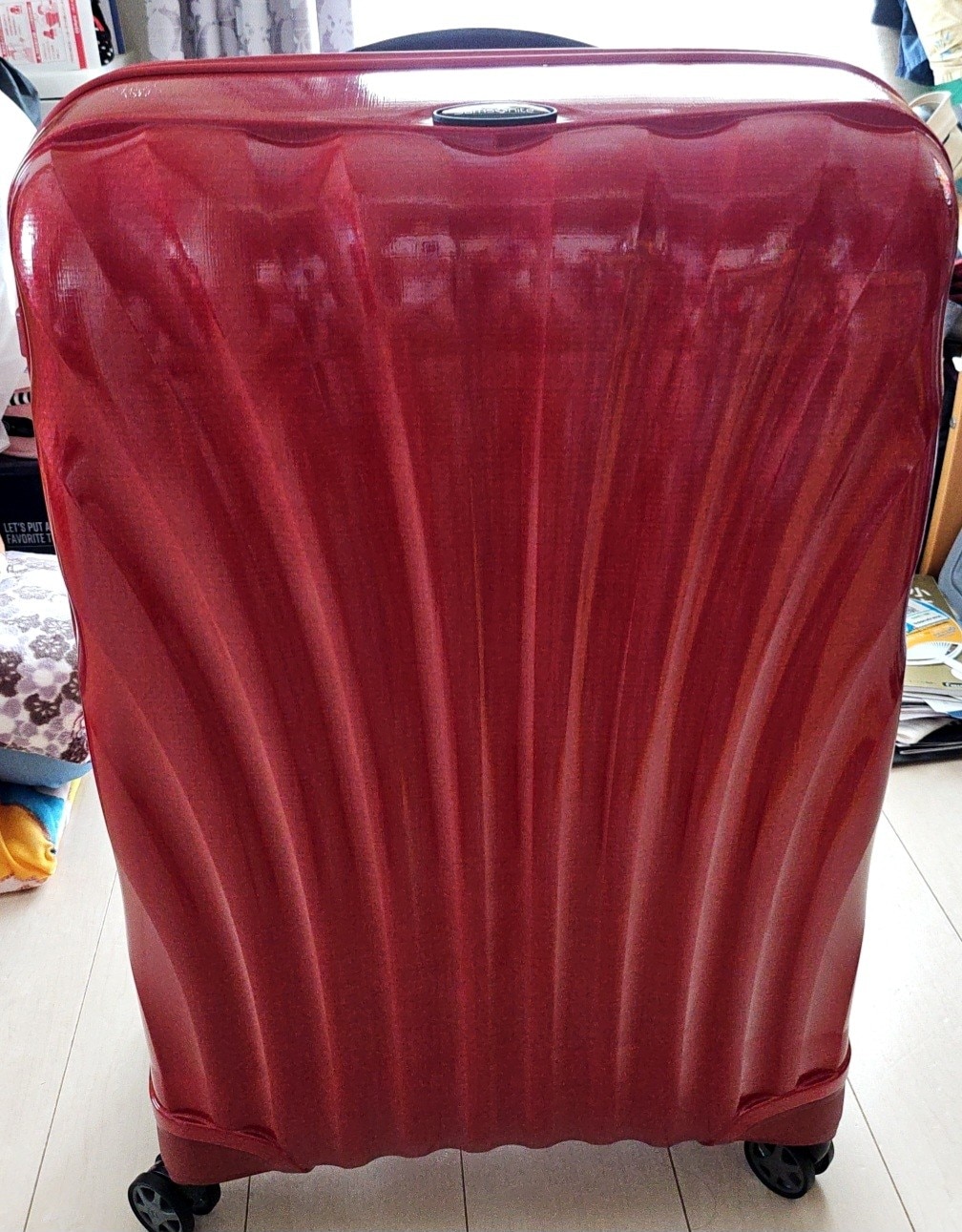 サムソナイト コスモライト 94L キャリー 赤 レッド 超軽量 旅行