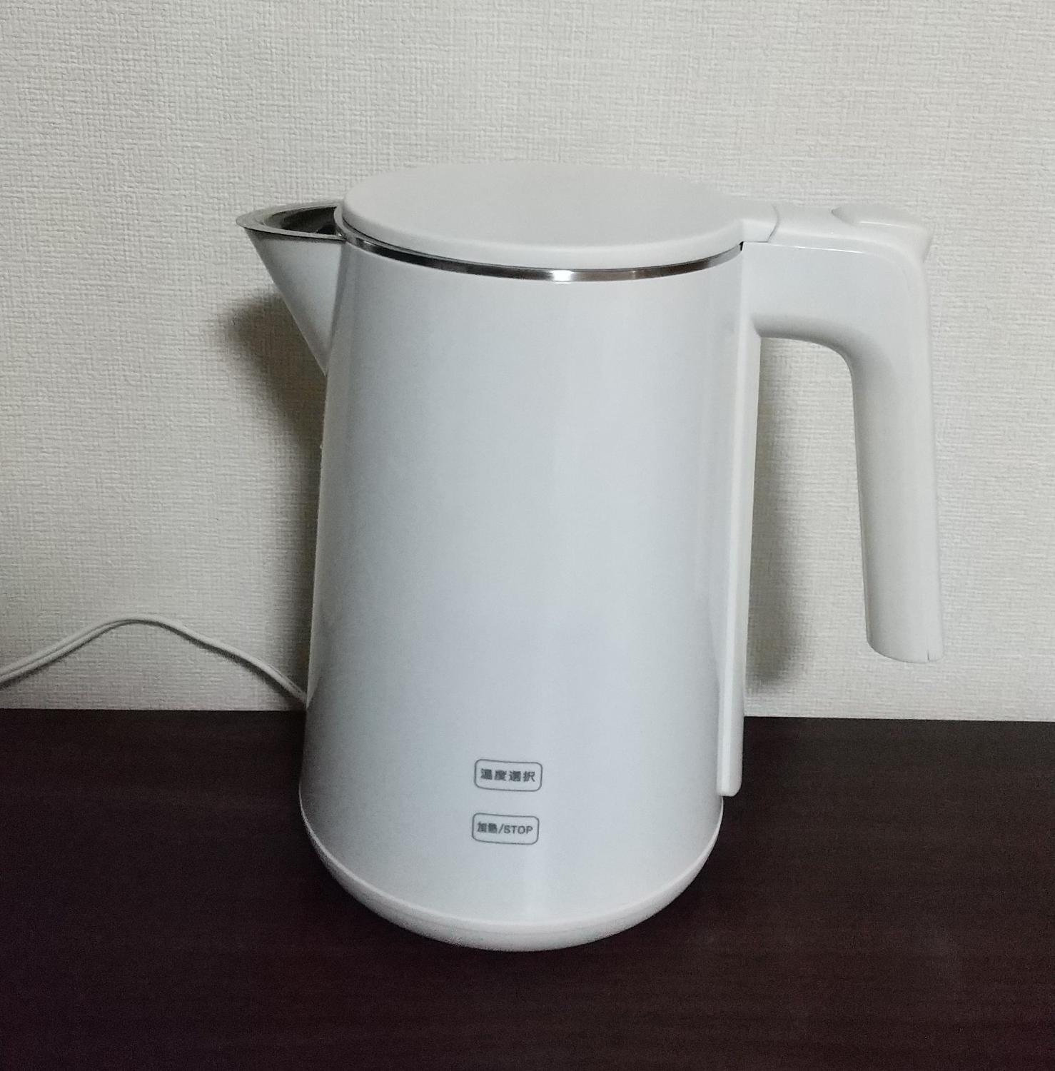 楽天市場】電気ケトル 1.0L 7段階温度調節 ボデーデジタルディスプレイ
